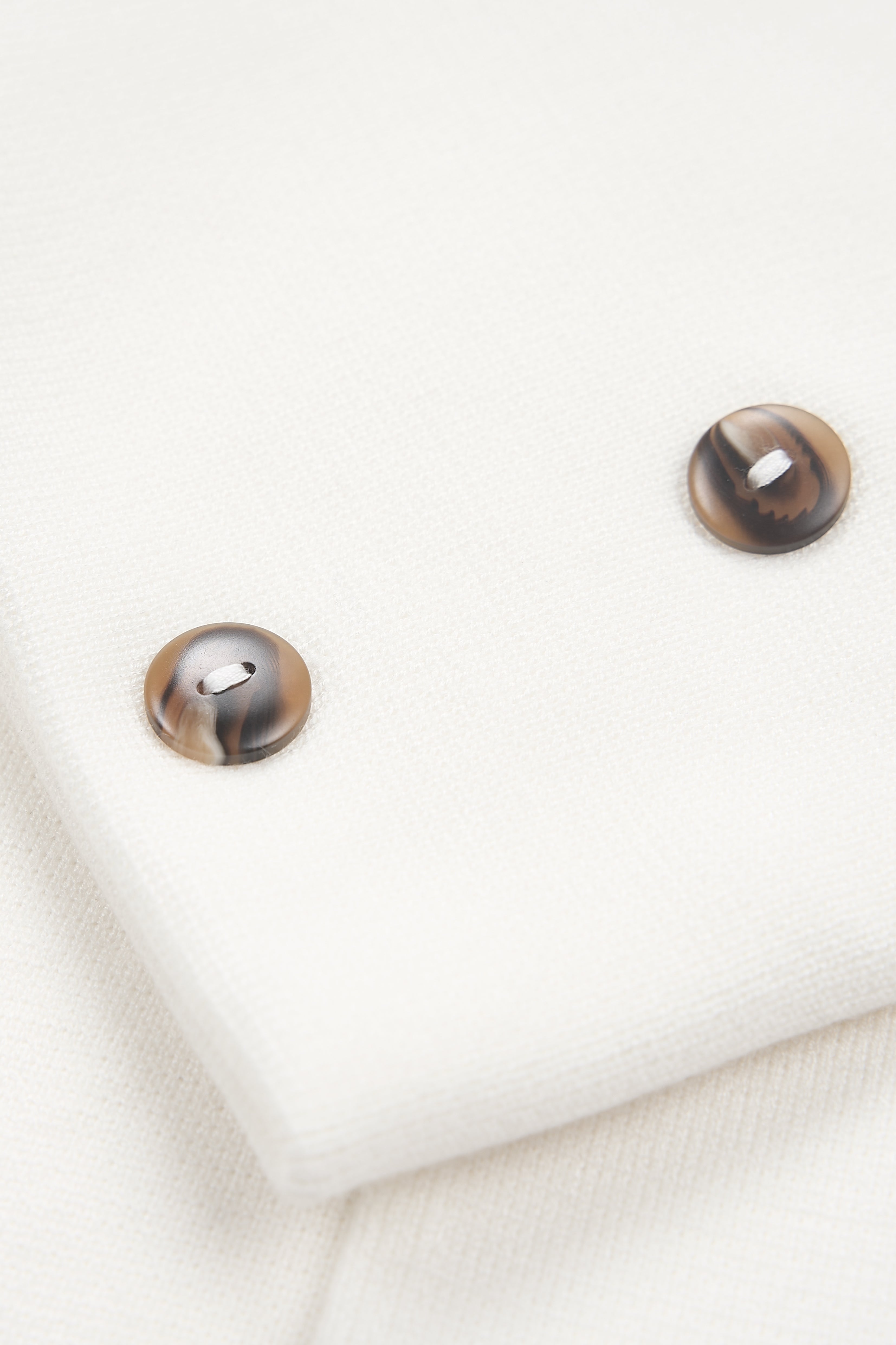 Posie Double Breast Cardigan in Cream